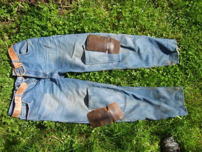 джинсы с защитой колен